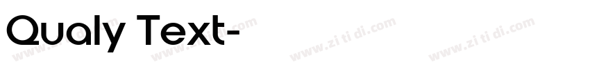 Qualy Text字体转换